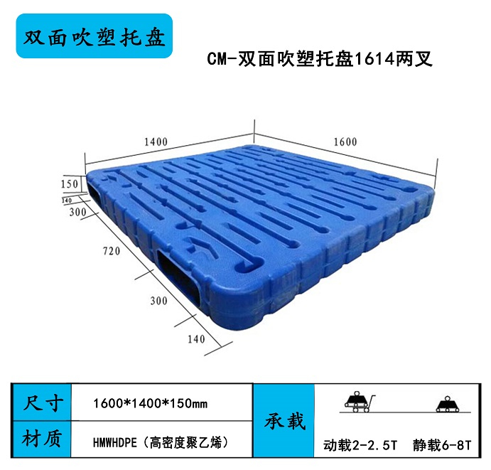 1614雙面吹塑托盤